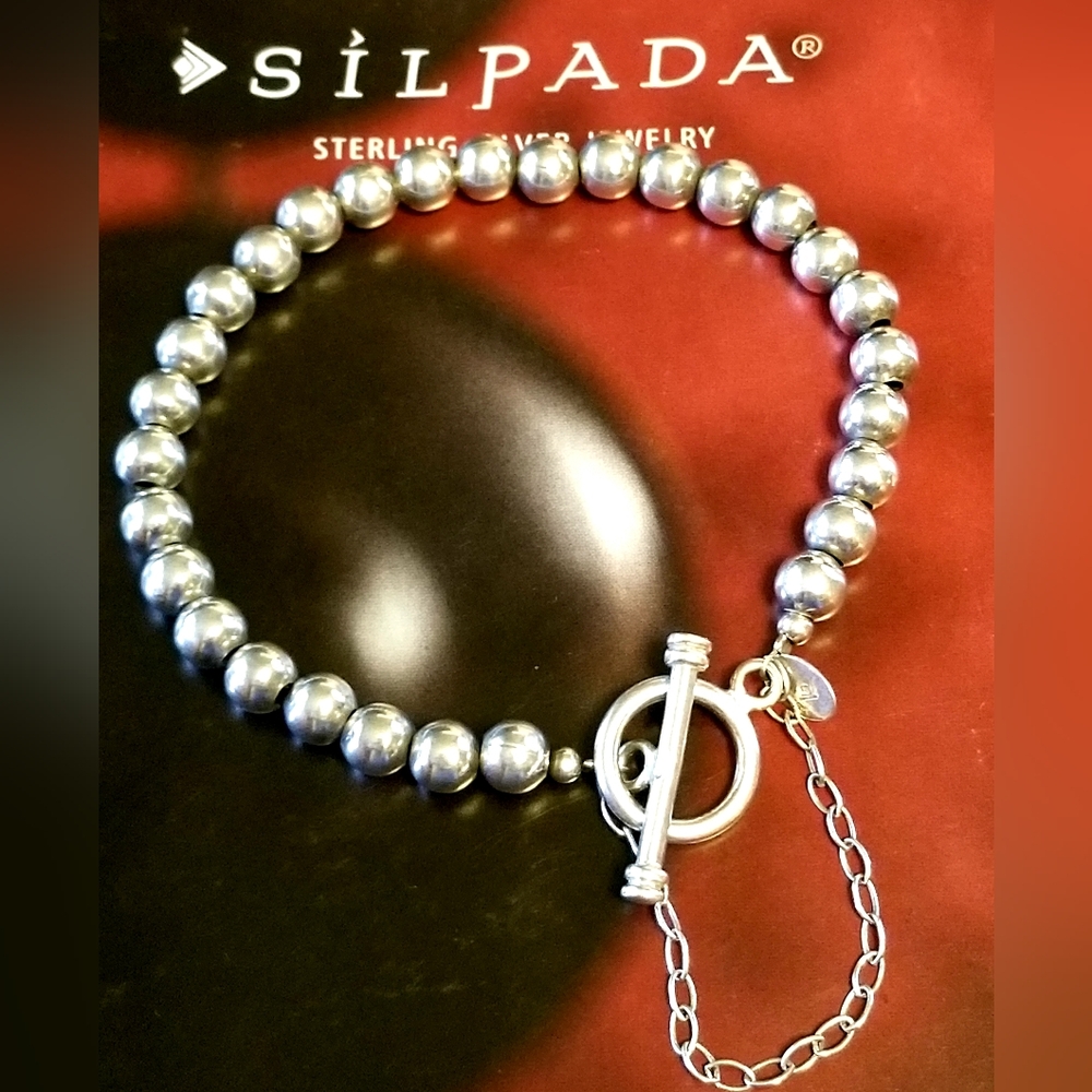 Silpada Sterling Silver Bead Bracelet